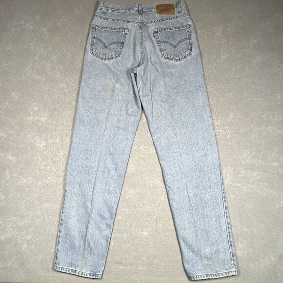 Vintage Y2K 2000 Levis 550 Men’s 34x34 Distressed Relaxed Fit Denim Jeans Blue - Picture 1 of 15